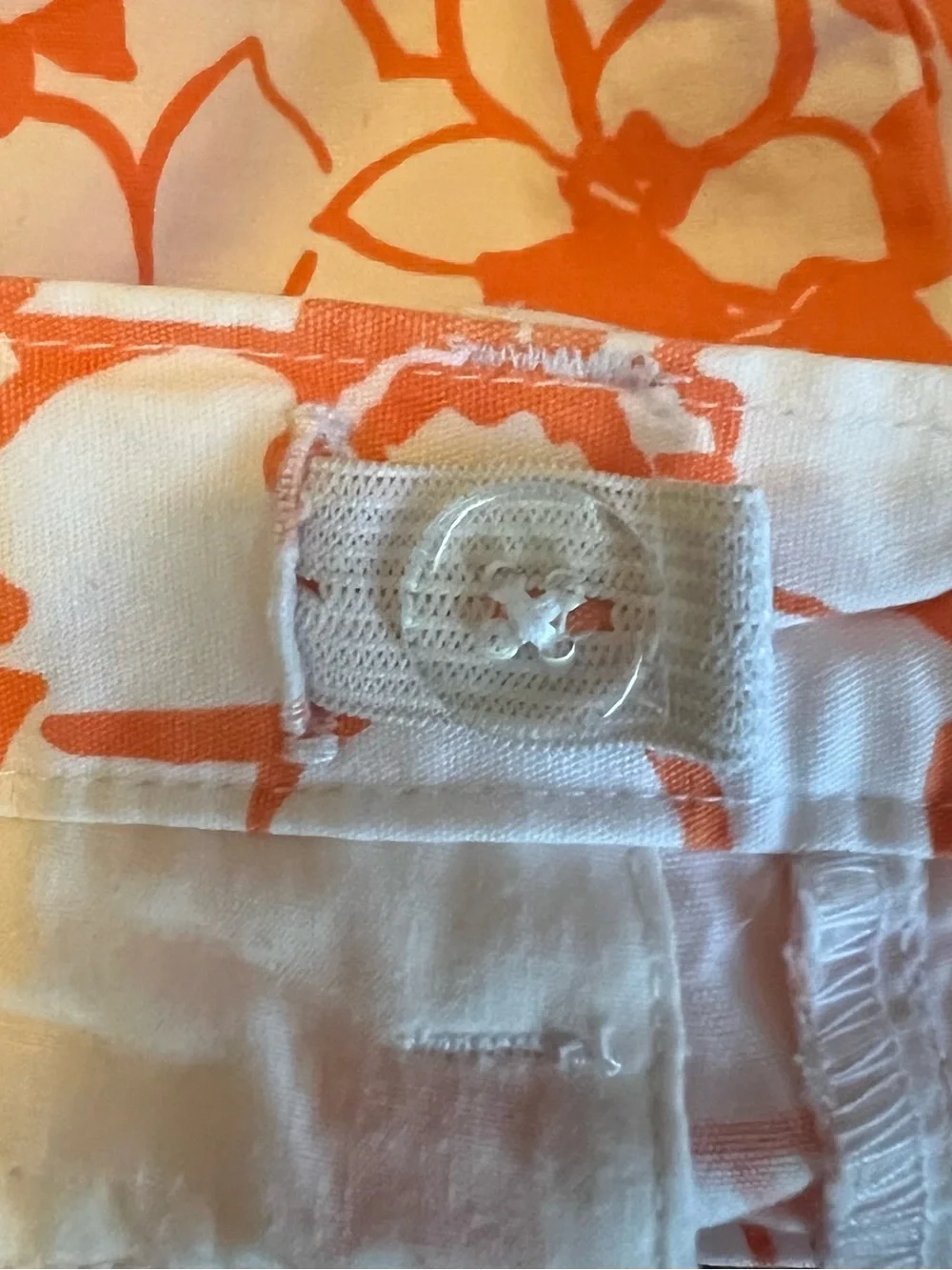 Gymboree Orange and White Floral Cotton Shorts. size 5